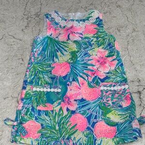 Lilly Pulitzer girls 5 shift Floral Tropical Kids Dress
